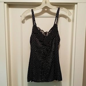 Dressy black camisole